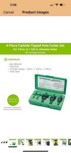 Greenlee tools 635 kit - tools,