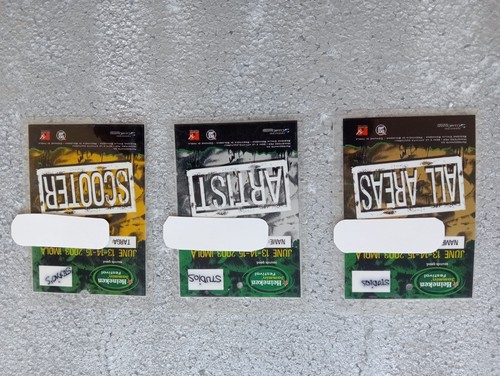 Pass backstage concerto - backstage,
