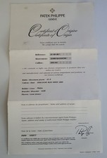 Patek Phillipe Certificato Garanzia Originale Ore del Mondo  5110P