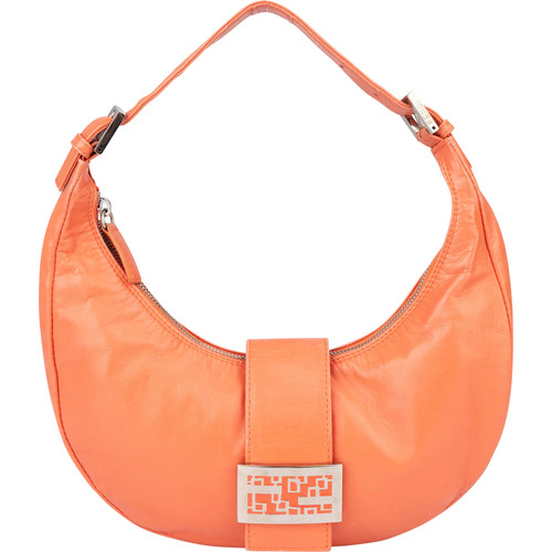 Fendi orange leather - orange, limited