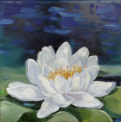 Fatto mano olio tela - a, su