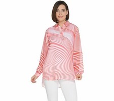 Dennis Basso Printed Chiffon