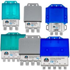 Interruttore Interruttore Sdoppiatore DiSEqC SAT Protezione Meteo 4/1 Switch 2/1 TV LNB 4K