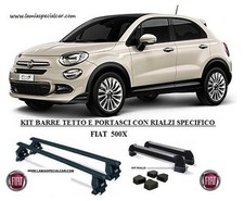 SPECIFICO x FIAT 500 X 500X PORTASCI o SNOWBOARD CON BARRE PORTAPACCHI. (696933)
