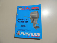 Manuale officina Johnson Evinrude fuoribordo 1989 1990 2 cilindri 40 45 48 50 55 CV