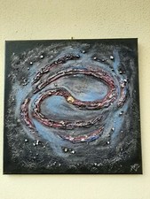 Quadro moderno dipinto a