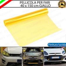 PELLICOLA ADESIVA GIALLO LUCIDO FENDINEBBIA FARI 40 x 150 CM PER LANCIA LYBRA