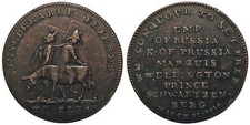Regno 1814 Napoleone "Amici Inseparabili - All'Elba" medaglia/gettone politico di Kettle