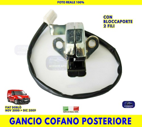 Serratura cofano portellone - serratura,