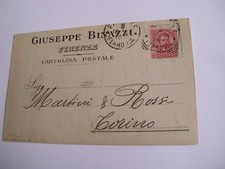 Firenze - Giuseppe Binazzi - spedita f. p. 1901