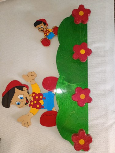 Attaccapanni pinocchio per - attaccapanni,