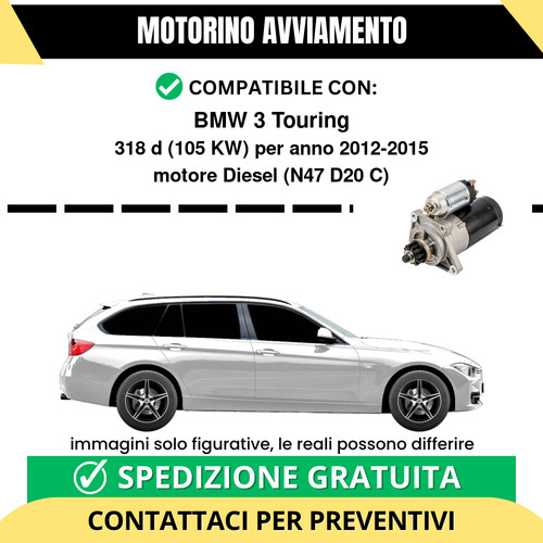 Motorino avviamento bmw - avviamento,