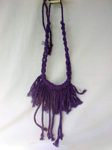 Collana macramè boho donna