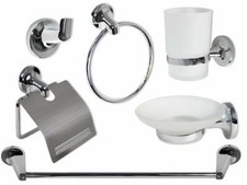 Set bagno moderno in acciaio