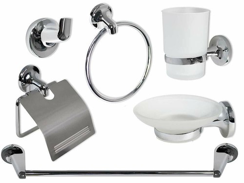 Set bagno moderno acciaio - bagno,