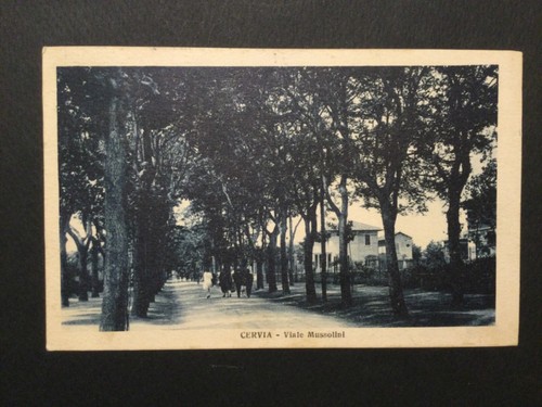Antica cartolina cervia viale - cervia,