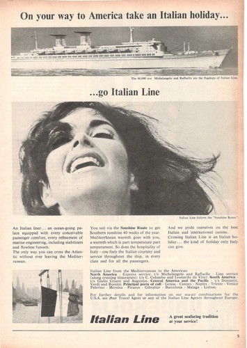 Italian line navigazione nave - navigazione,