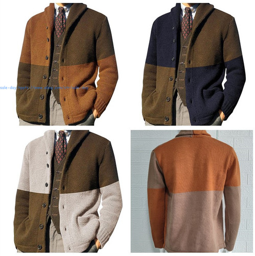 Cardigan maglione uomo casual
