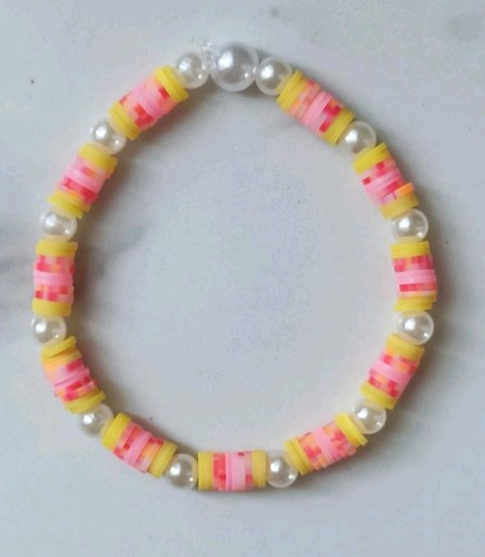 Braccialetto clay beads - clay,
