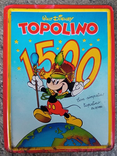 Topolino 1500 targa metallo - 1500,