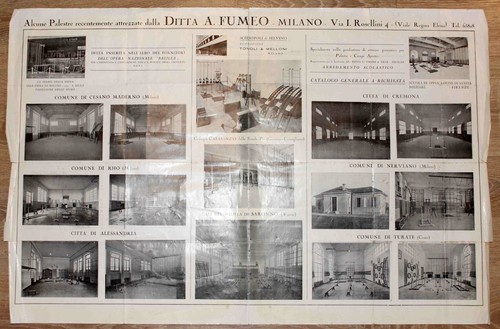 1935 allestimento palestre - allestimento,