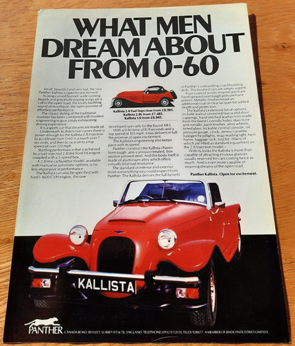 Brochure vendita auto panther - brochure,