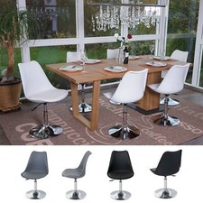 Set 6 sedie girevoli Malmö