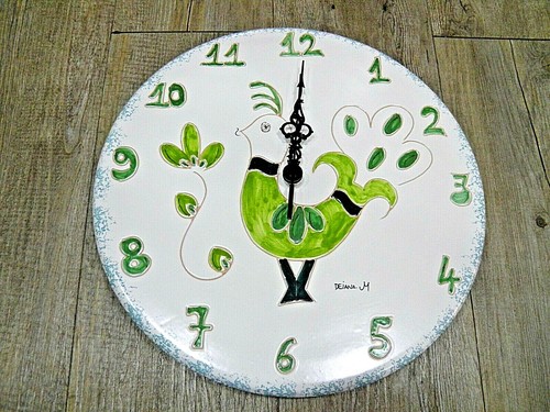 Ceramica sarda orologio - 20, cm