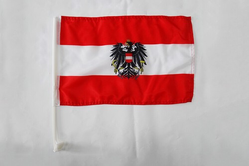 Bandiera per auto austria con - austria,