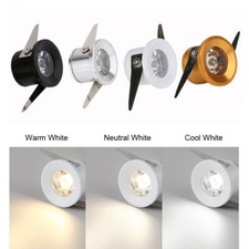 10/20pz Mini 1W Incasso LED