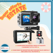 Action Camera 5K Ultra HD Wi‑Fi Touchscreen – Action Cam Sport & Subacquea