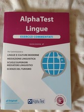 Libro ALPHA TEST LINGUE esercizi commentati isbn 9788848321327 3a edizione
