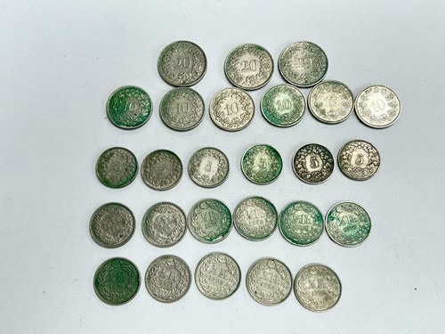 Lotto monete svizzere old - ,