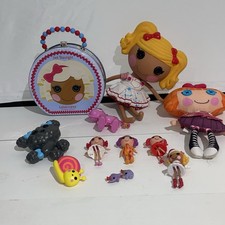 Lotto mini bambole vintage Lalaloopsy peluche e bambola full size Y2K