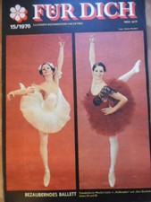 PER TE 15 - 1976 Incantevole balletto Monika Lubitz sport su ricetta moda RDT