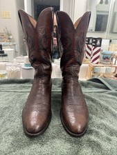 Stivali struzzo intarsiato