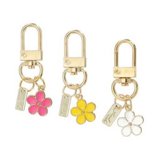 Portachiavi fiore 3pz - fiore, 3pz,