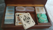scatola set gioco carte e