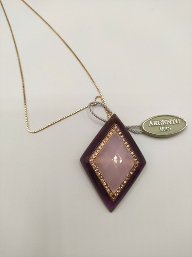 Collana donna argento rosè - collana, in