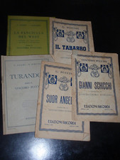 PUCCINI 5 LIBRETTI–TURANDOT TABARRO SUOR ANGELICA GIANNI SCHICCHI FANCIULLA WEST