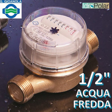 CONTATORE ACQUA FREDDA 1/2" QUADRANTE ASCIUTTO GIOANOLA OMOLOGATO CEE NUOVO