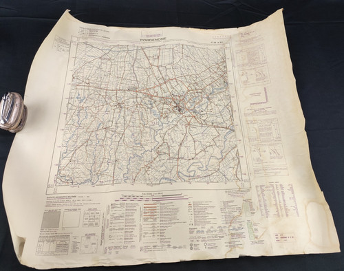 Carta topografica pordenone - carta,