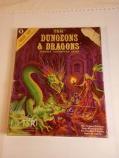 TSR Dungeons and Dragons 1981 Fantasy Gioco di Avventura 1011 Set Base 10a Edizione