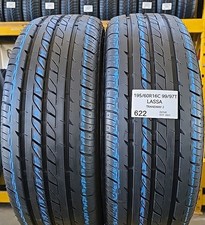2x Gomme Estive Lassa 195/60 R16C 99/97T TRANSWAY-2 pneumatici Usati 90% RESIDUO