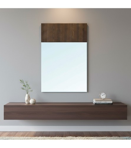Specchiera brown con - con, dettaglio