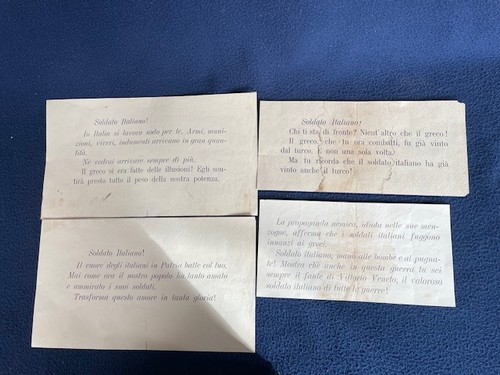 Fogli propaganda militare - fogli,