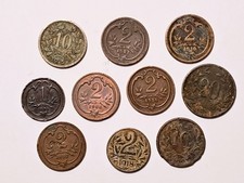 Lotto di 10 monete dell'Impero