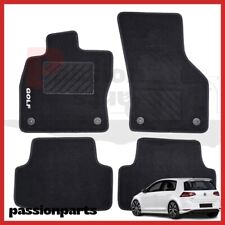 TAPPETI VOLKSWAGEN GOLF 7 VII DAL 2012 IN MOQUETTE CON RICAMO E 4 FISSAGGI 