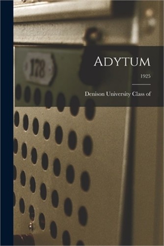 Adytum 1925 paperback or - adytum;, (paperback