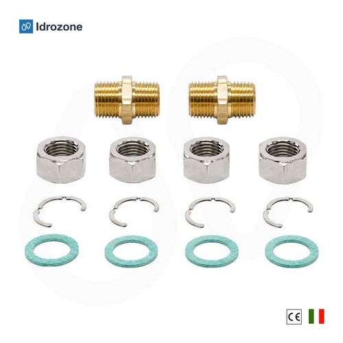 Kit raccordi tubo pannelli - raccordi,